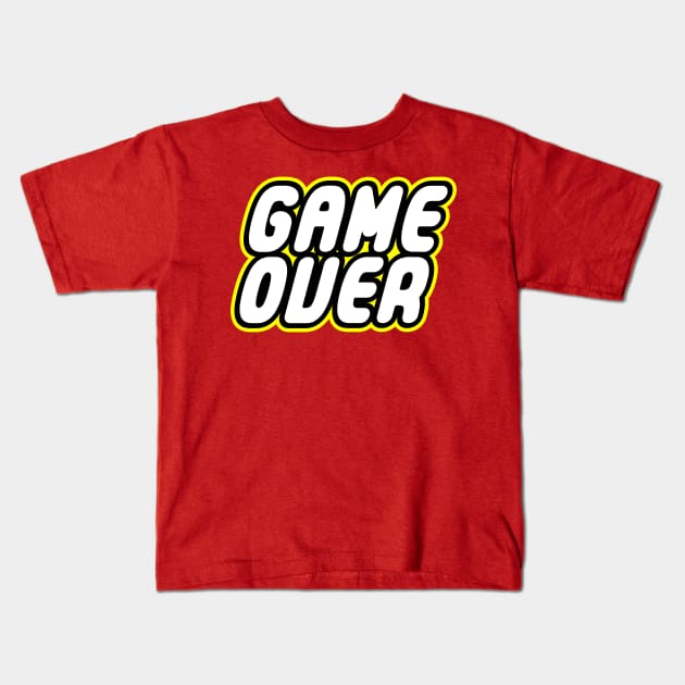 GAME OVER Kids T-Shirt by Lazarino